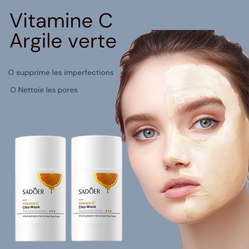 Masque d’argile enrichi en vitamine C